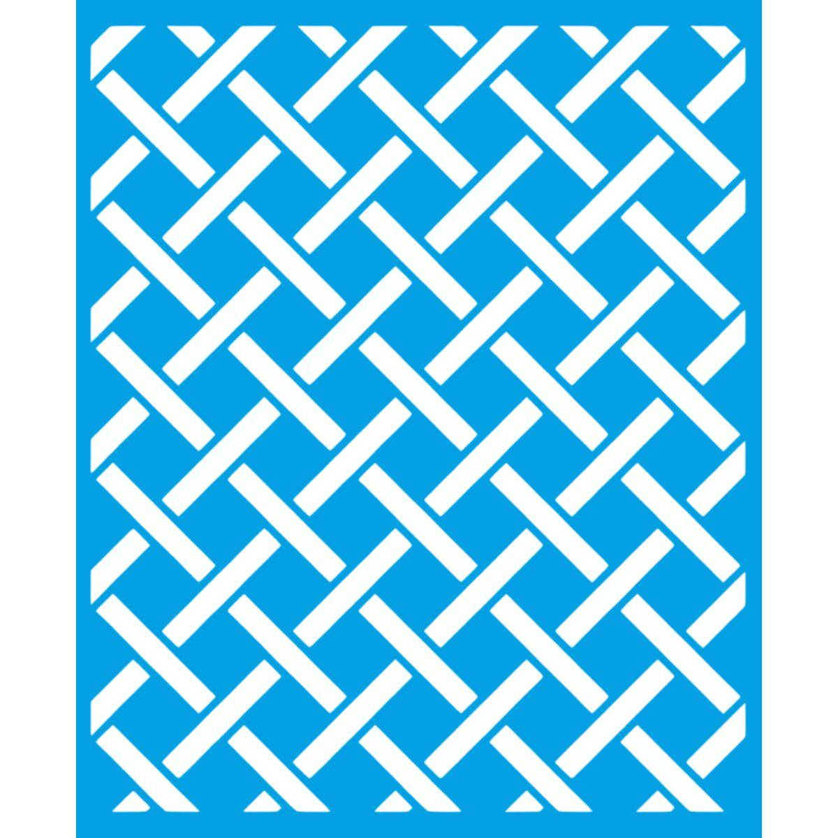 Stencil Litoarte 21x17 STM-694 Estampa Cerca de Treliça - Palácio da Arte