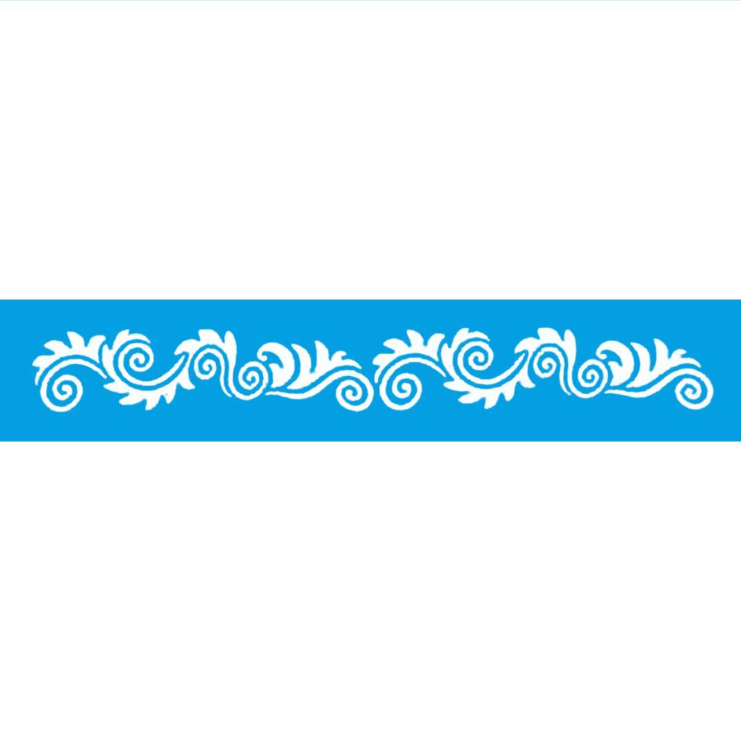 Stencil Litoarte 21x6 SC3-007 Confeitaria Arabesco Ornamental - Palácio da Arte