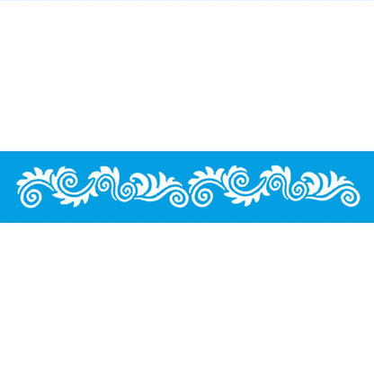 Stencil Litoarte 21x6 SC3-007 Confeitaria Arabesco Ornamental - Palácio da Arte