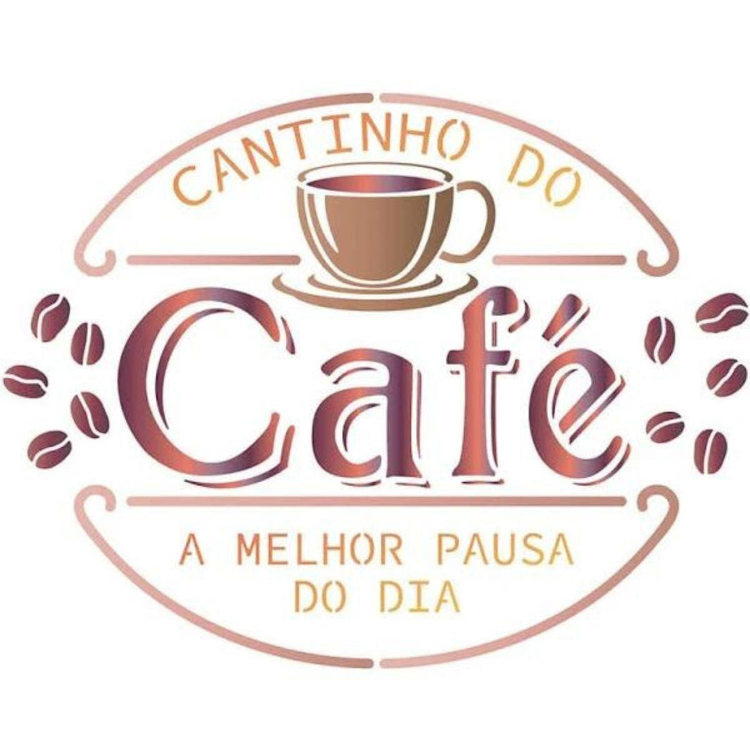 Stencil Litoarte 25x20 STR-161 Cantinho do Café - Palácio da Arte