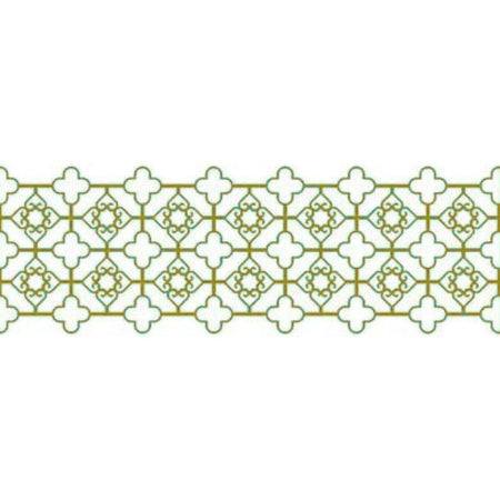 Stencil Litoarte 28x8 STAB2L-007 Azulejo Rendado - Palácio da Arte