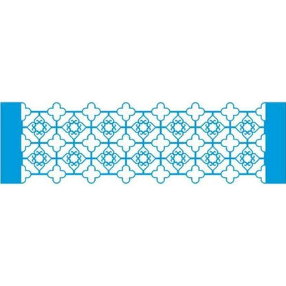 Stencil Litoarte 28x8 STAB2L-007 Azulejo Rendado - Palácio da Arte