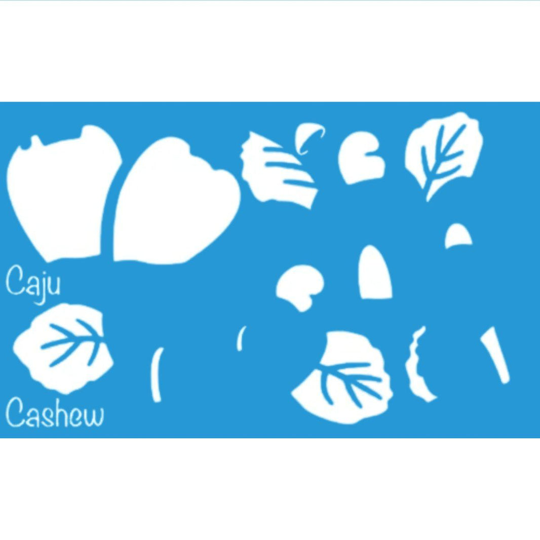 Stencil Litoarte 34x21 ST-207 Fruta Caju - Palácio da Arte