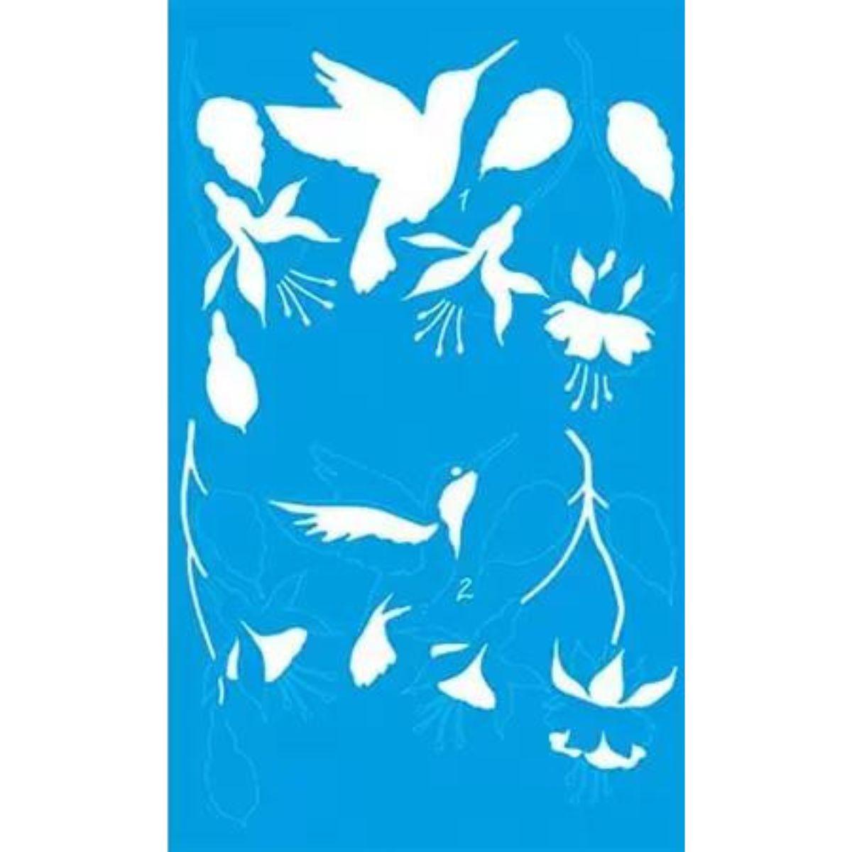 Stencil Litoarte 34x21 ST-365 Flor de Princesa - Palácio da Arte