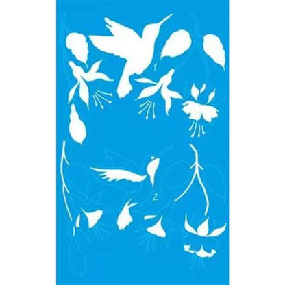 Stencil Litoarte 34x21 ST-365 Flor de Princesa - Palácio da Arte