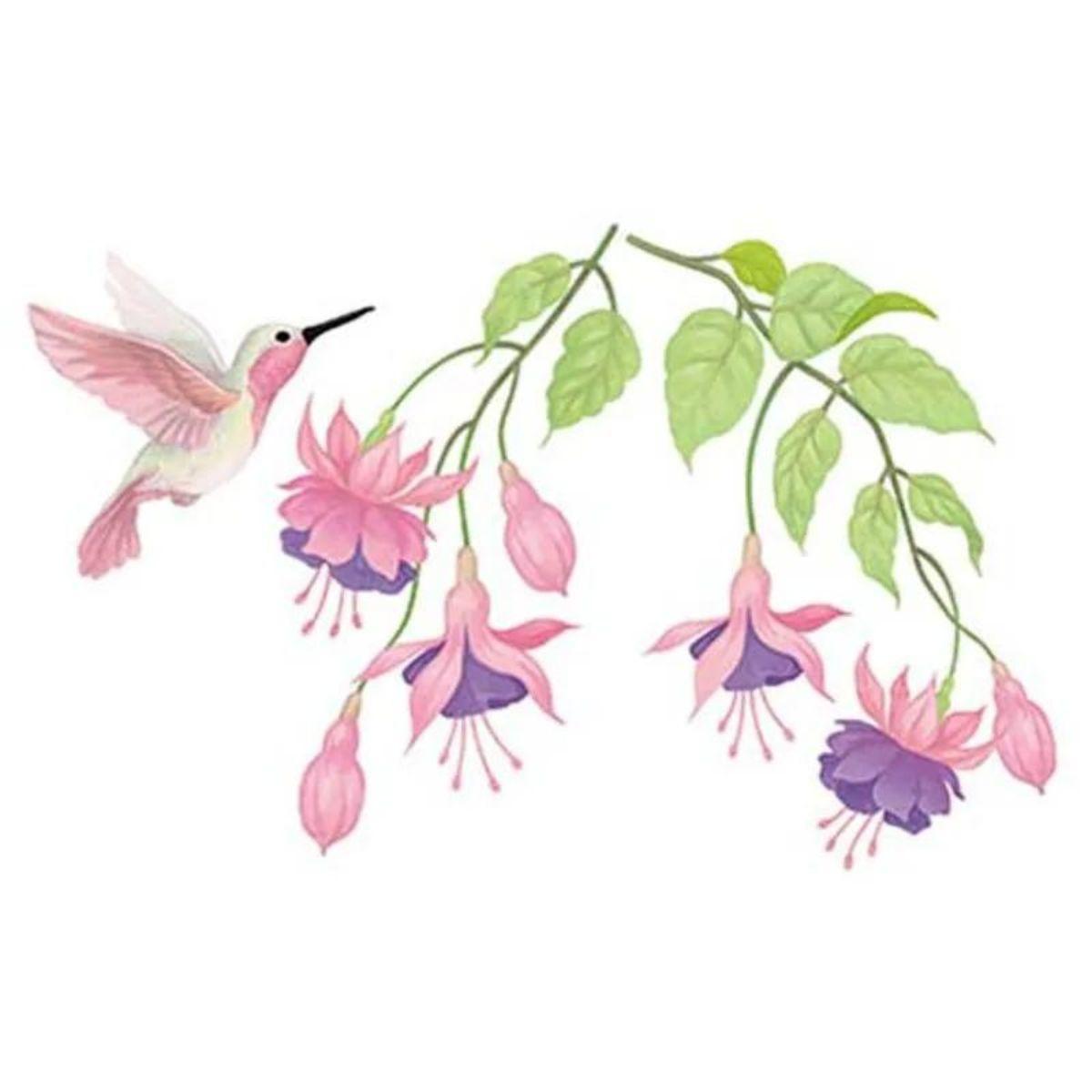 Stencil Litoarte 34x21 ST-365 Flor de Princesa - Palácio da Arte