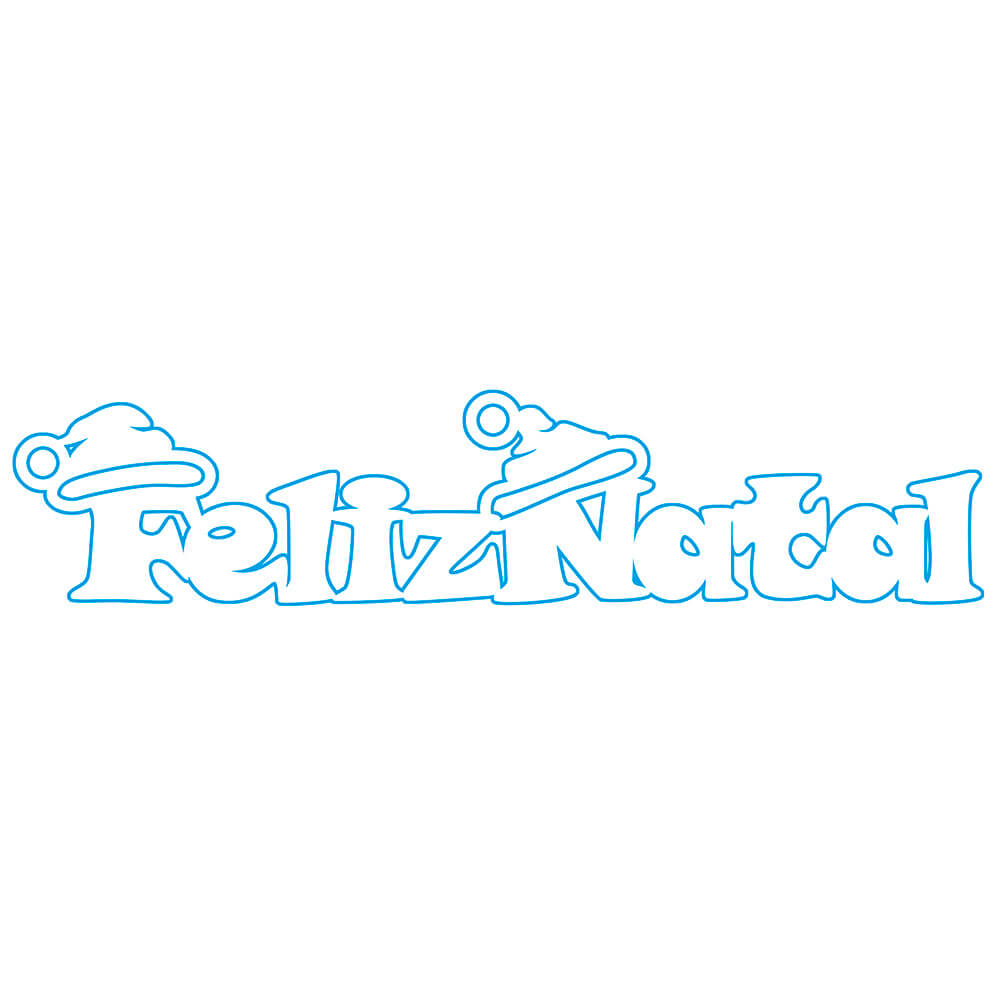 Stencil Litoarte 5x25 STAB2N-001 Feliz Natal - Palácio da Arte