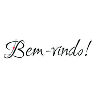 Stencil Litoarte 8x28 STE-104 Bem-Vindo - Palácio da Arte