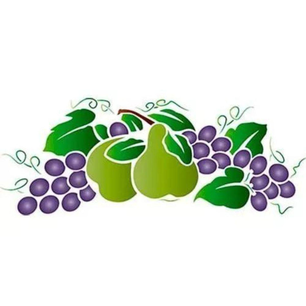 Stencil Litoarte 8x28 STE-204 Frutas - Palácio da Arte