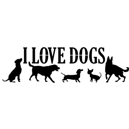 Stencil Litoarte 8x28 STE-431 Dogs - Palácio da Arte