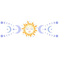 Stencil Litoarte 8x28 STE-433 Esotérico Sol e Lua - Palácio da Arte