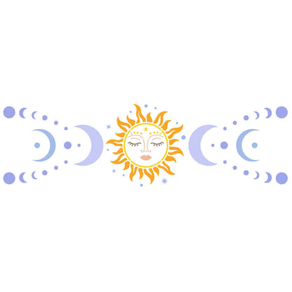 Stencil Litoarte 8x28 STE-433 Esotérico Sol e Lua - Palácio da Arte
