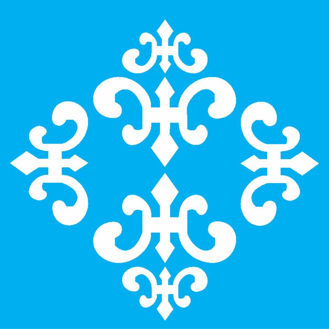 Stencil OPA 10x10 0500 Medalhão Imperial - Palácio da Arte