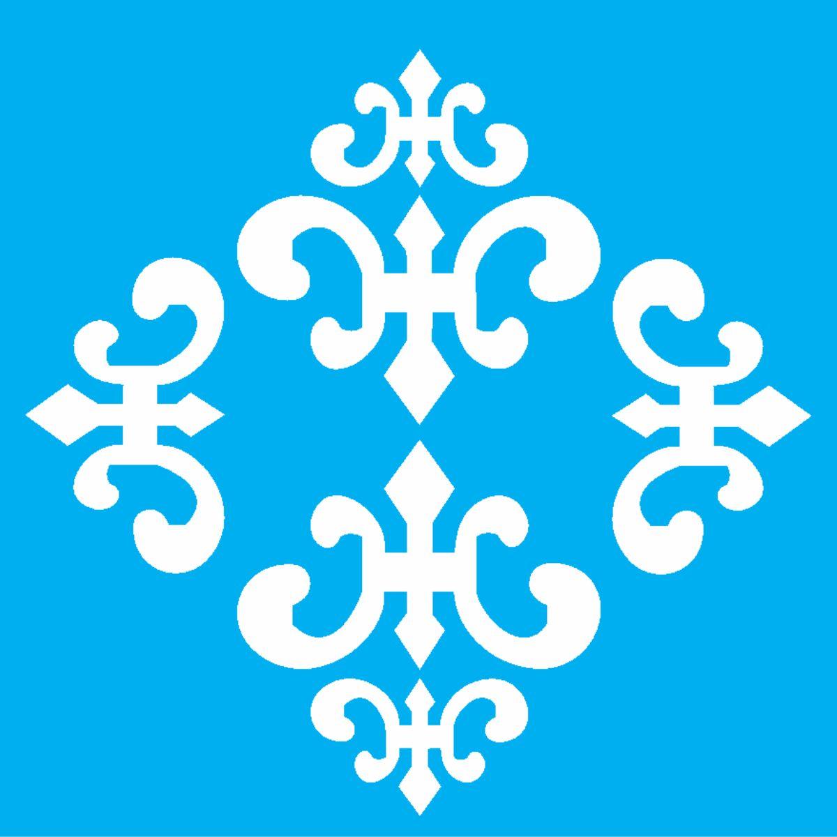 Stencil OPA 10x10 0500 Medalhão Imperial - Palácio da Arte