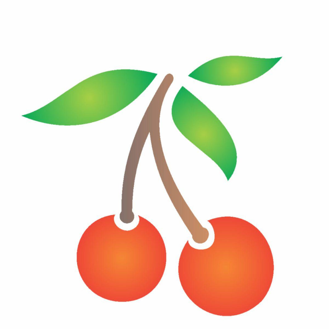 Stencil OPA 10x10 0782 Frutas Cerejas - Palácio da Arte