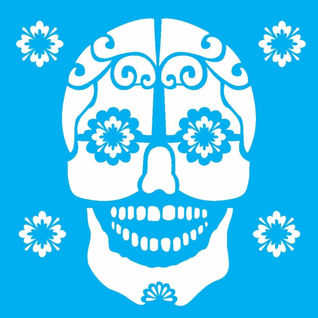 Stencil OPA 10x10 1177 Caveira Mexicana - Palácio da Arte
