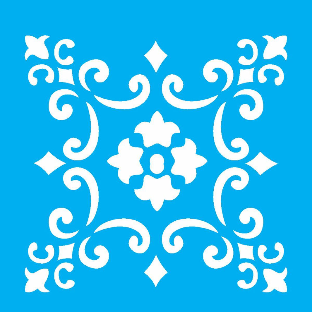 Stencil OPA 10x10 1349 Ladrilho Lança - Palácio da Arte