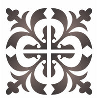 Stencil OPA 10x10 1713 Ladrilho Medieval - Palácio da Arte