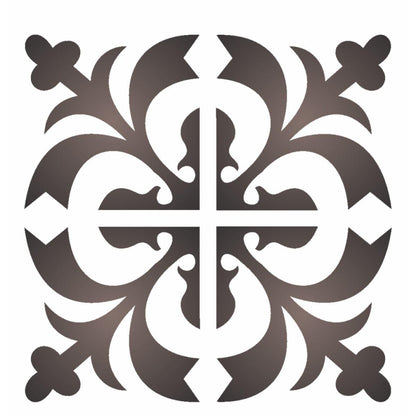 Stencil OPA 10x10 1713 Ladrilho Medieval - Palácio da Arte