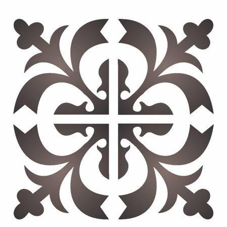 Stencil OPA 10x10 1713 Ladrilho Medieval - Palácio da Arte