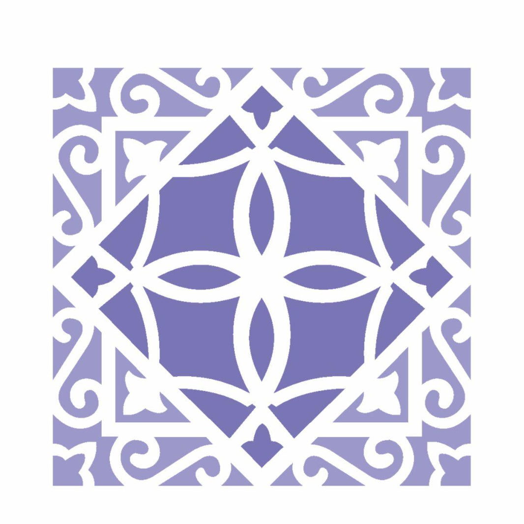 Stencil OPA 10x10 2415 Ladrilho Lança II - Palácio da Arte