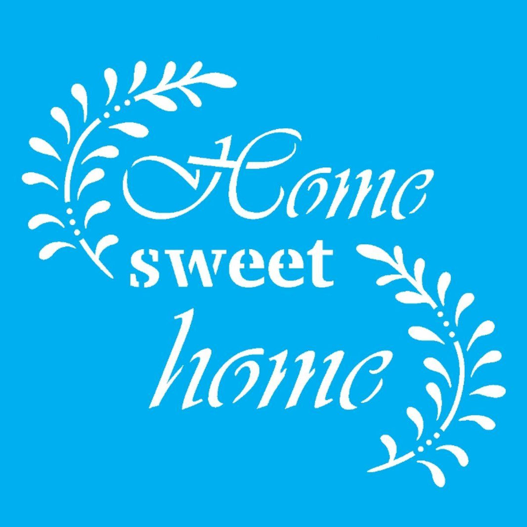 Stencil OPA 10x10 2989 Home Sweet Home - Palácio da Arte