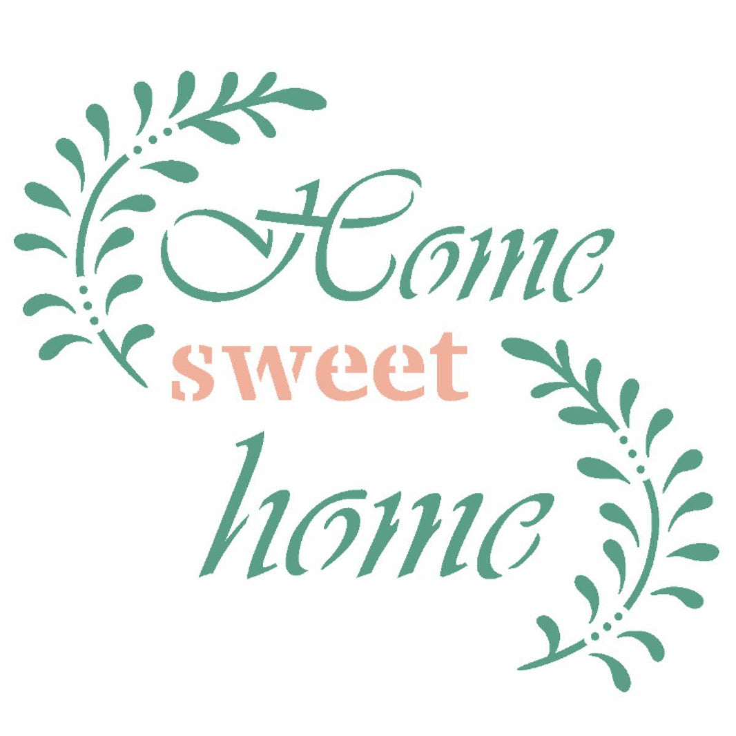 Stencil OPA 10x10 2989 Home Sweet Home - Palácio da Arte