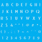Stencil OPA 10x10 3129 Alfabeto Micro Maiúsculo 0,6cm - Palácio da Arte