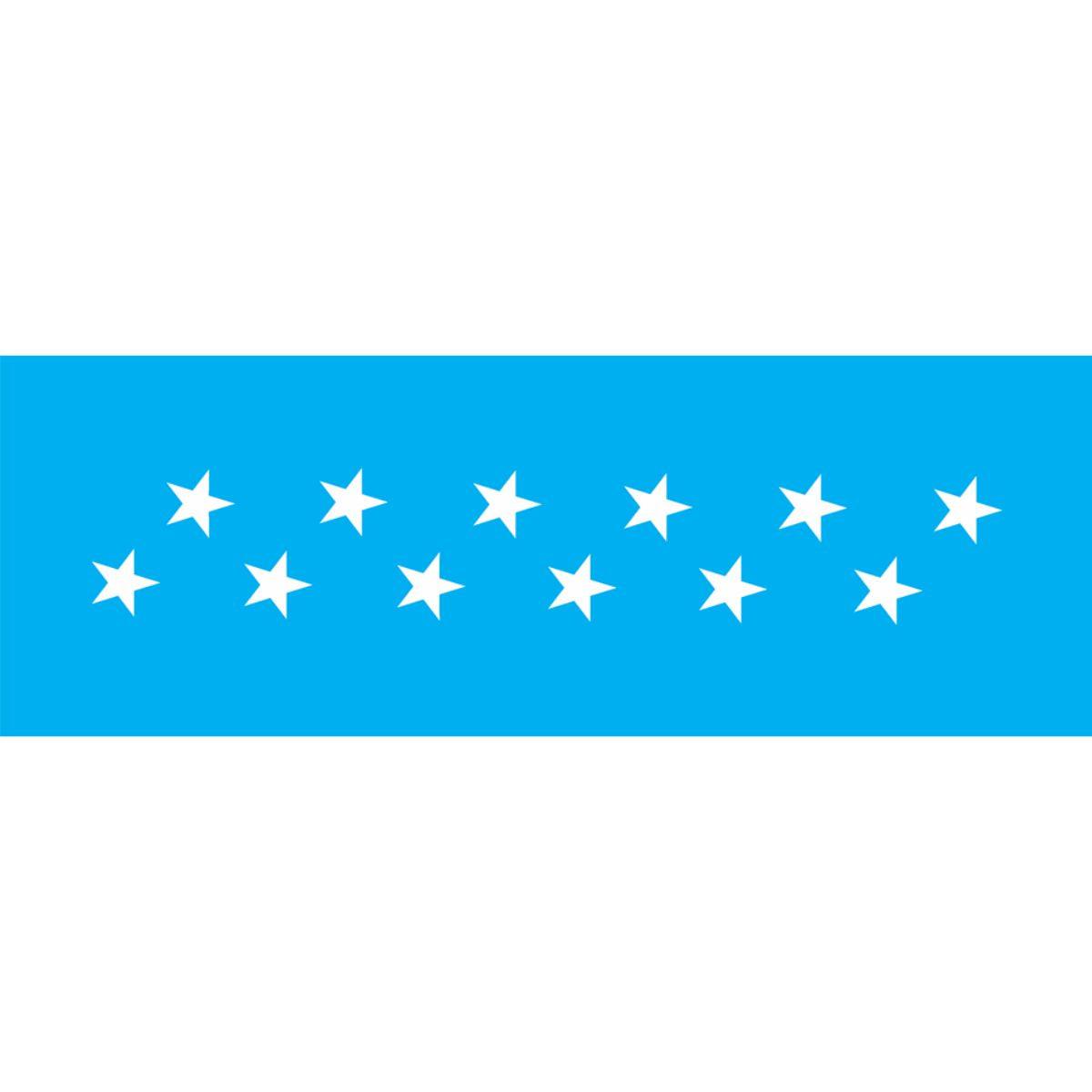Stencil OPA 10x30 0020 Estrelas Grandes - Palácio da Arte