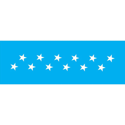 Stencil OPA 10x30 0020 Estrelas Grandes - Palácio da Arte