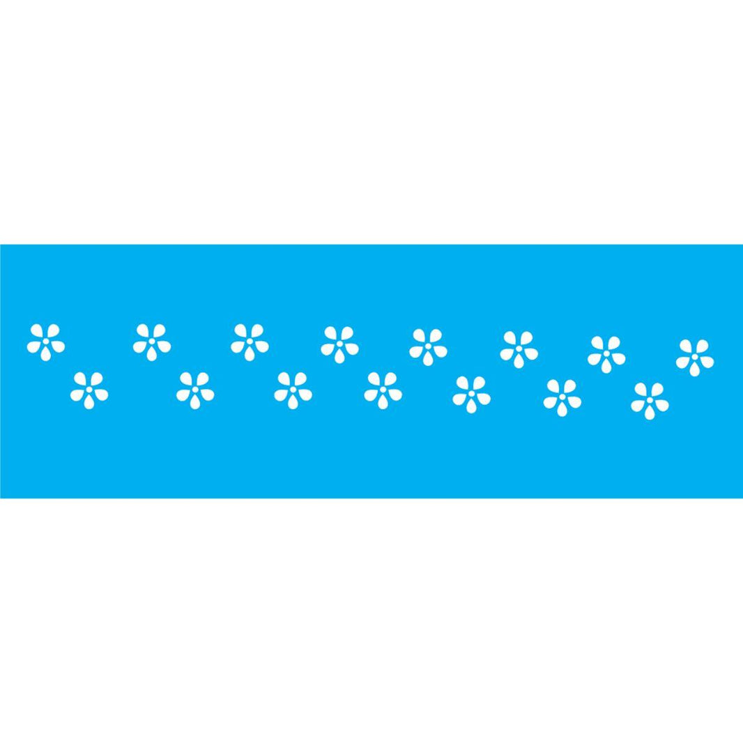 Stencil OPA 10x30 0028 Florzinhas - Palácio da Arte