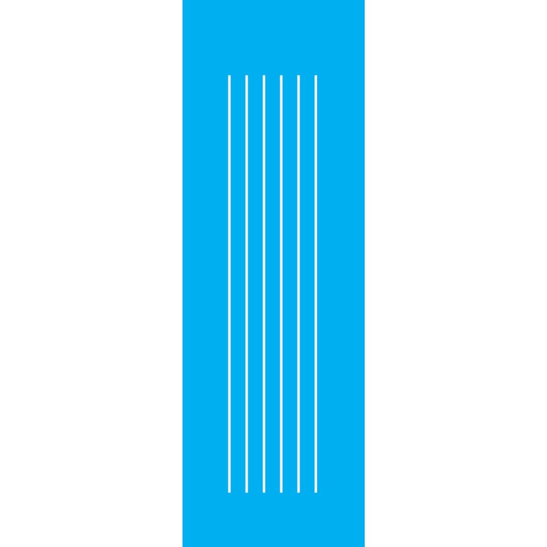 Stencil OPA 10x30 0038 Listras Pequenas - Palácio da Arte