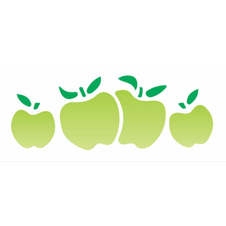 Stencil OPA 10x30 0099 Frutas Maçãs II - Palácio da Arte