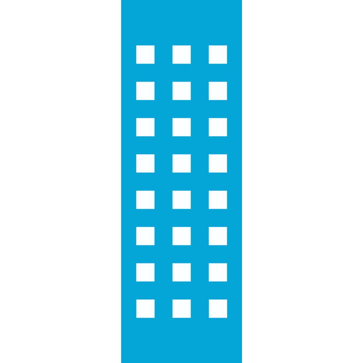 Stencil OPA 10x30 0281 Quadrado Alinhados Médio - Palácio da Arte