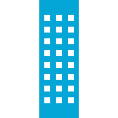 Stencil OPA 10x30 0281 Quadrado Alinhados Médio - Palácio da Arte