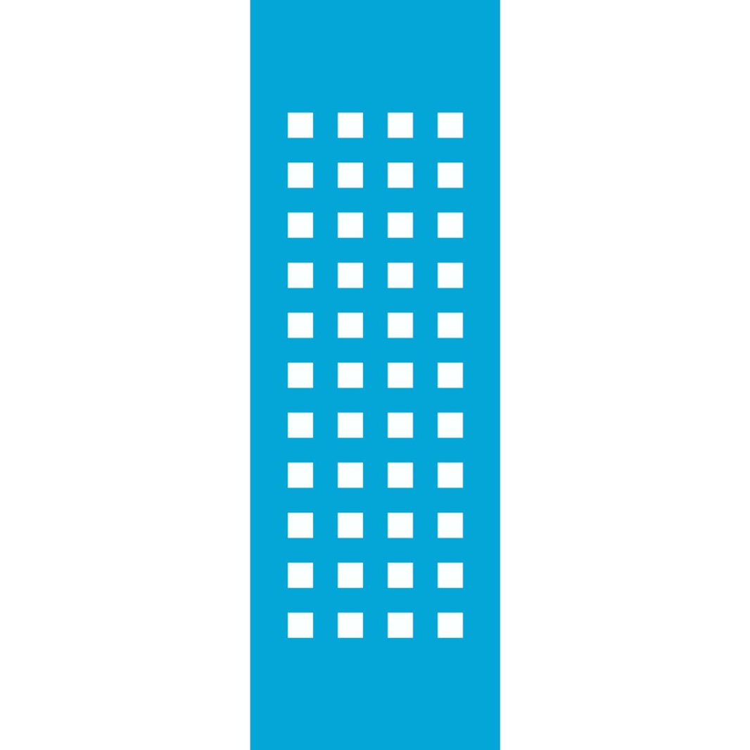 Stencil OPA 10x30 0282 Quadrados Alinhados Pequeno - Palácio da Arte