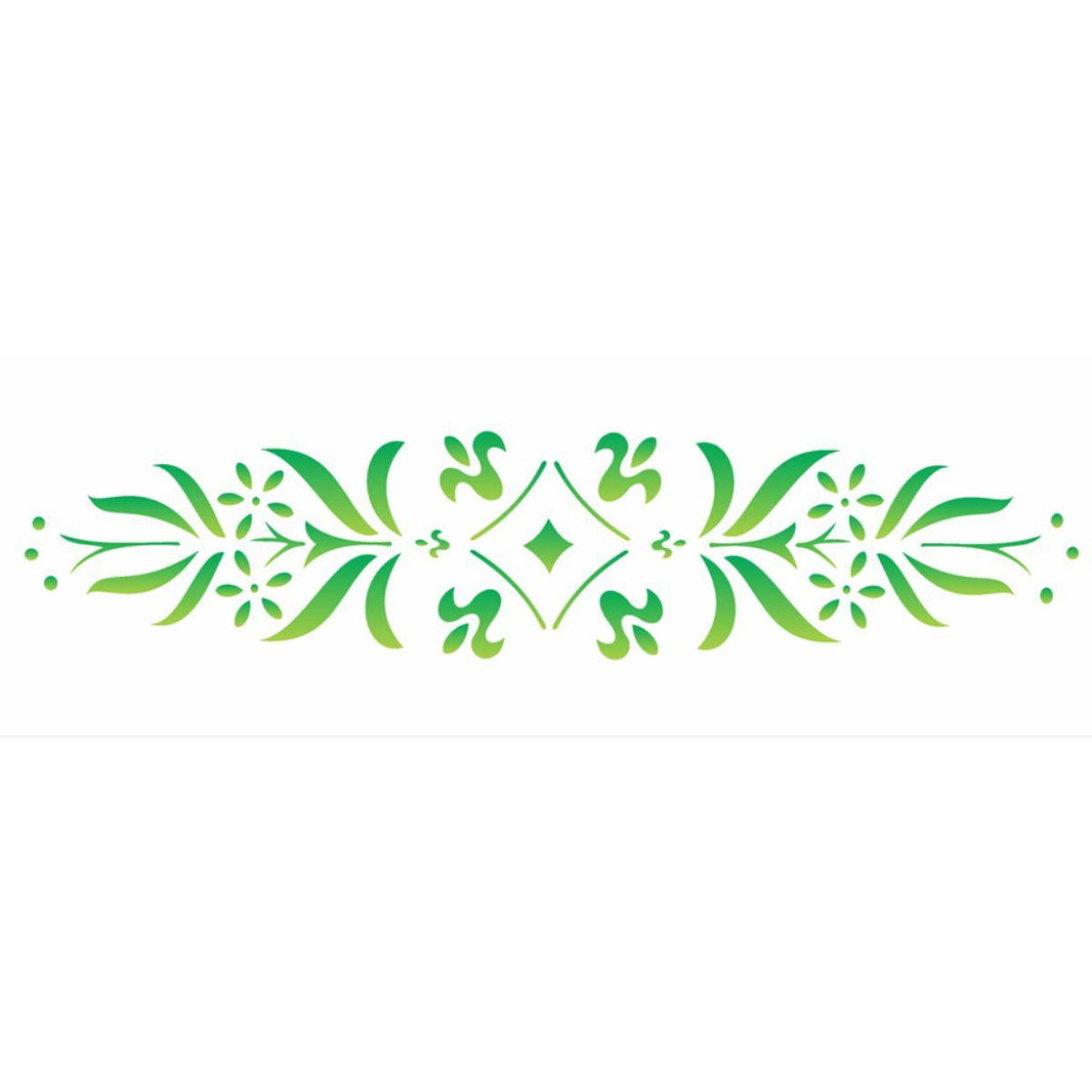 Stencil OPA 10x30 0437 Border Mix - Palácio da Arte