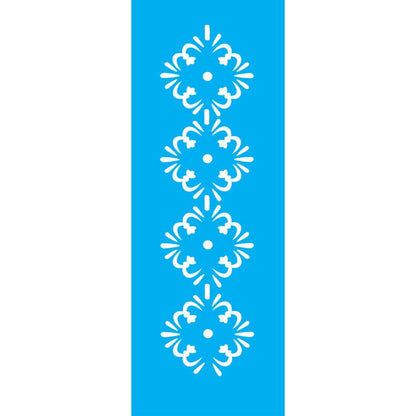 Stencil OPA 10x30 0440 Border Flor - Palácio da Arte