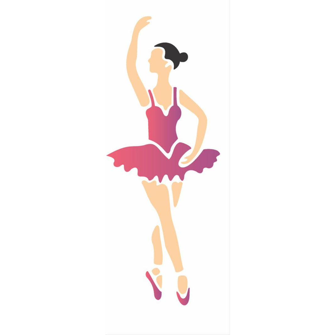 Stencil OPA 10x30 0699 Bailarina - Palácio da Arte