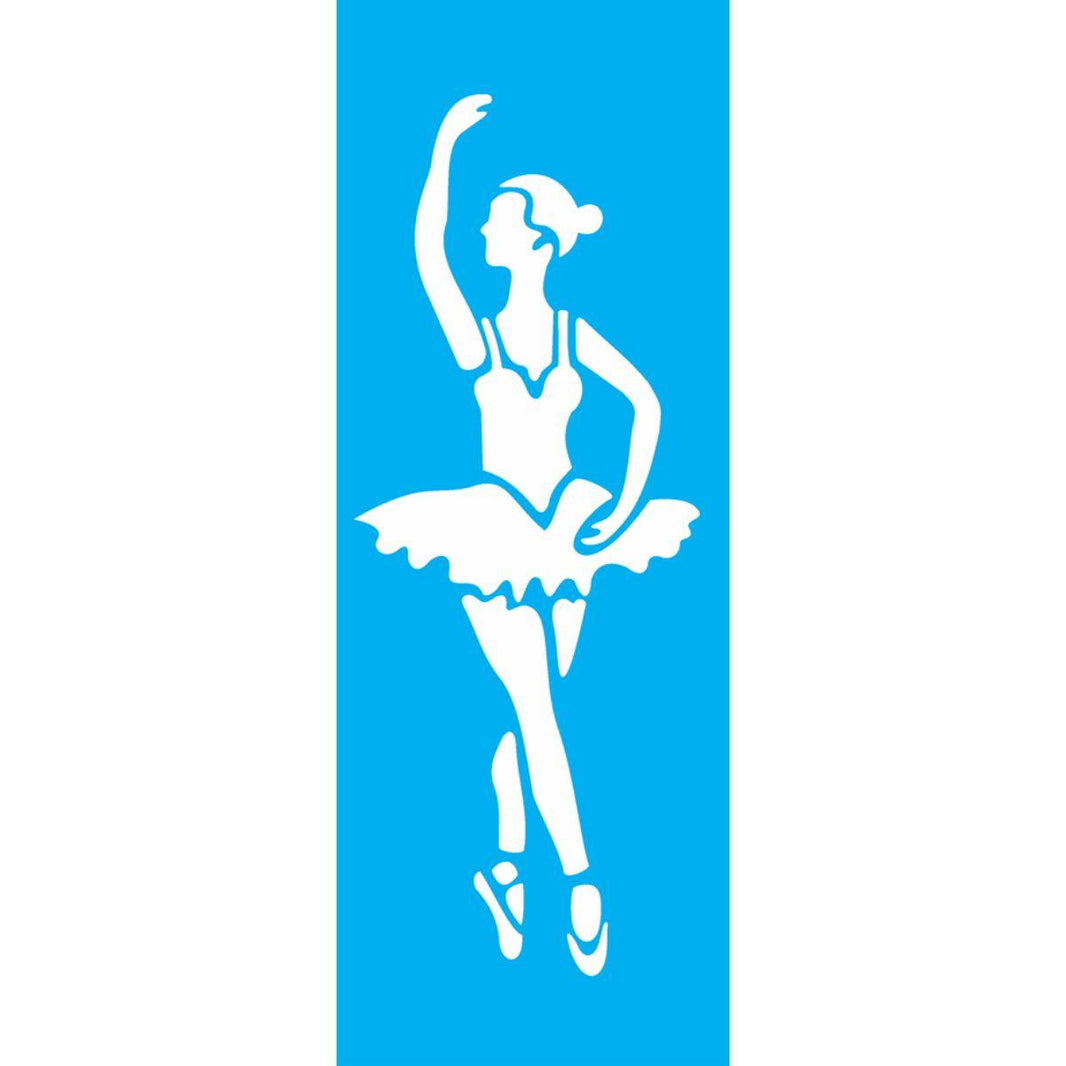 Stencil OPA 10x30 0699 Bailarina - Palácio da Arte