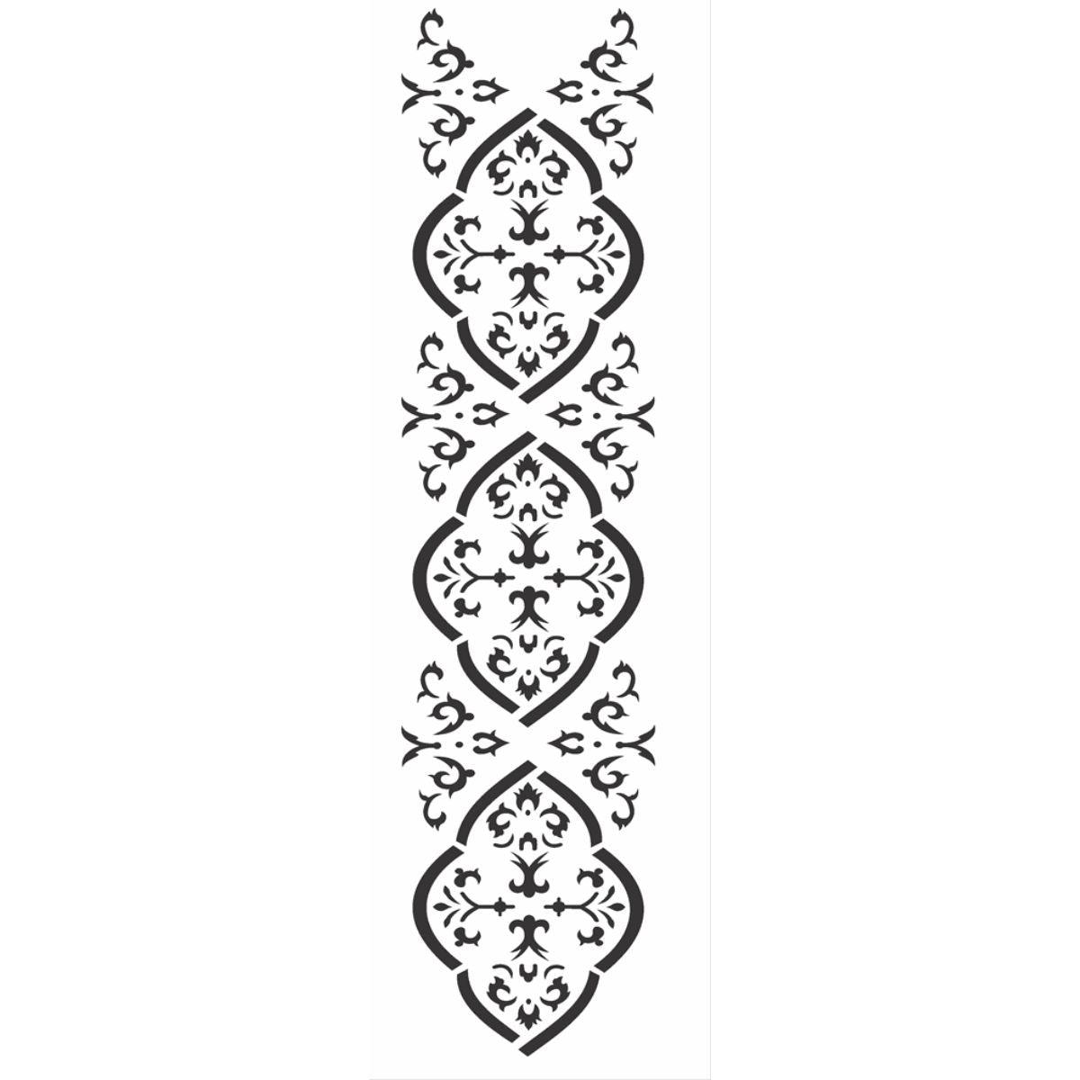 Stencil OPA 10x30 0725 Border Colonial - Palácio da Arte
