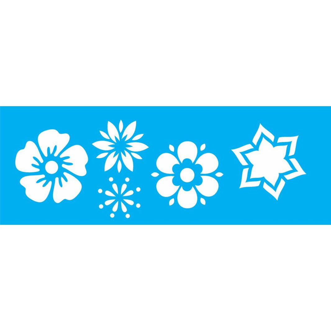 Stencil OPA 10x30 0728 Flores Campestres II - Palácio da Arte