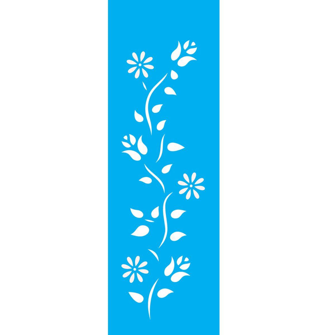 Stencil OPA 10x30 0729 Flores e Botões - Palácio da Arte