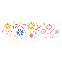Stencil OPA 10x30 0731 Flores Princesas I - Palácio da Arte