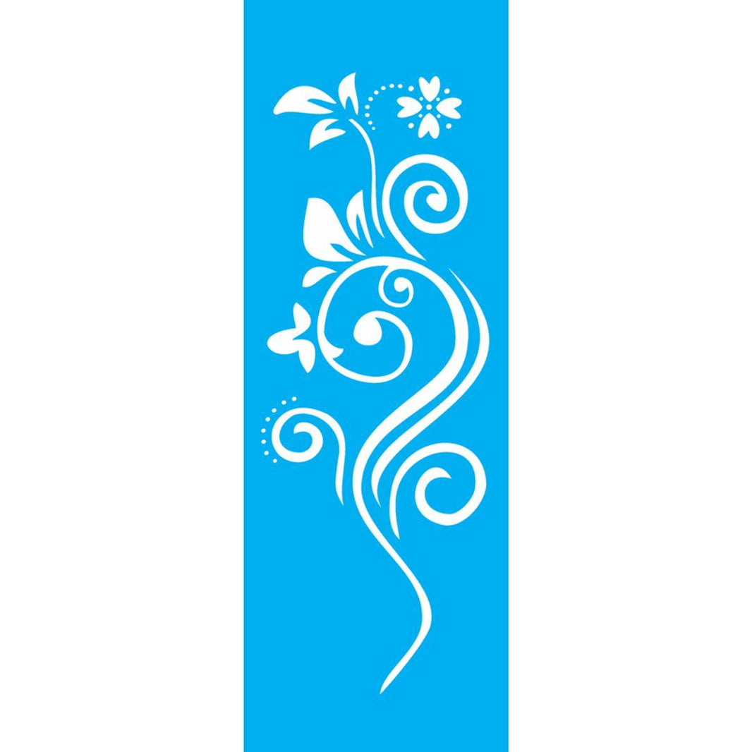 Stencil OPA 10x30 0959 Arabesco Flor - Palácio da Arte