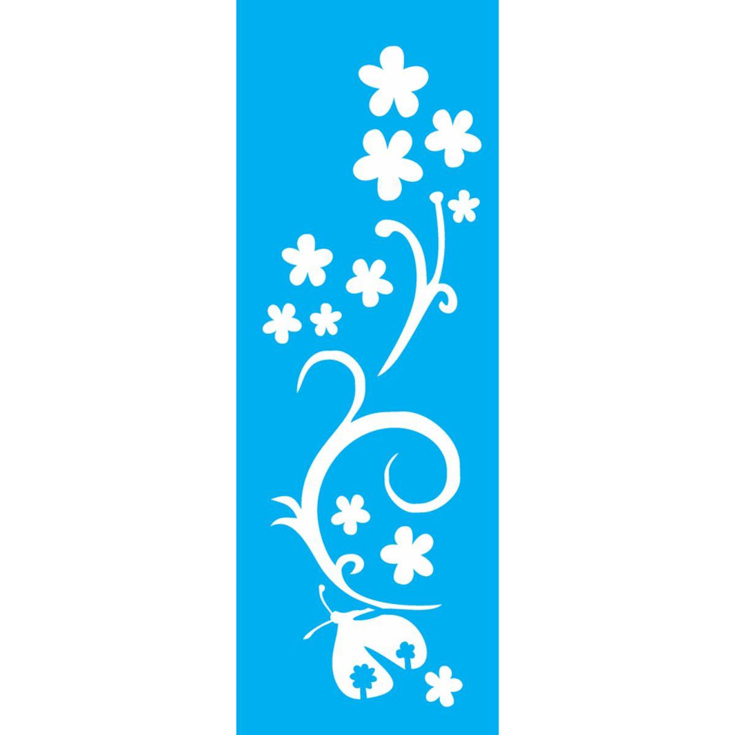 Stencil OPA 10x30 0970 Ramo Flor III - Palácio da Arte