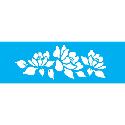 Stencil OPA 10x30 1033 Flores Magnólias - Palácio da Arte