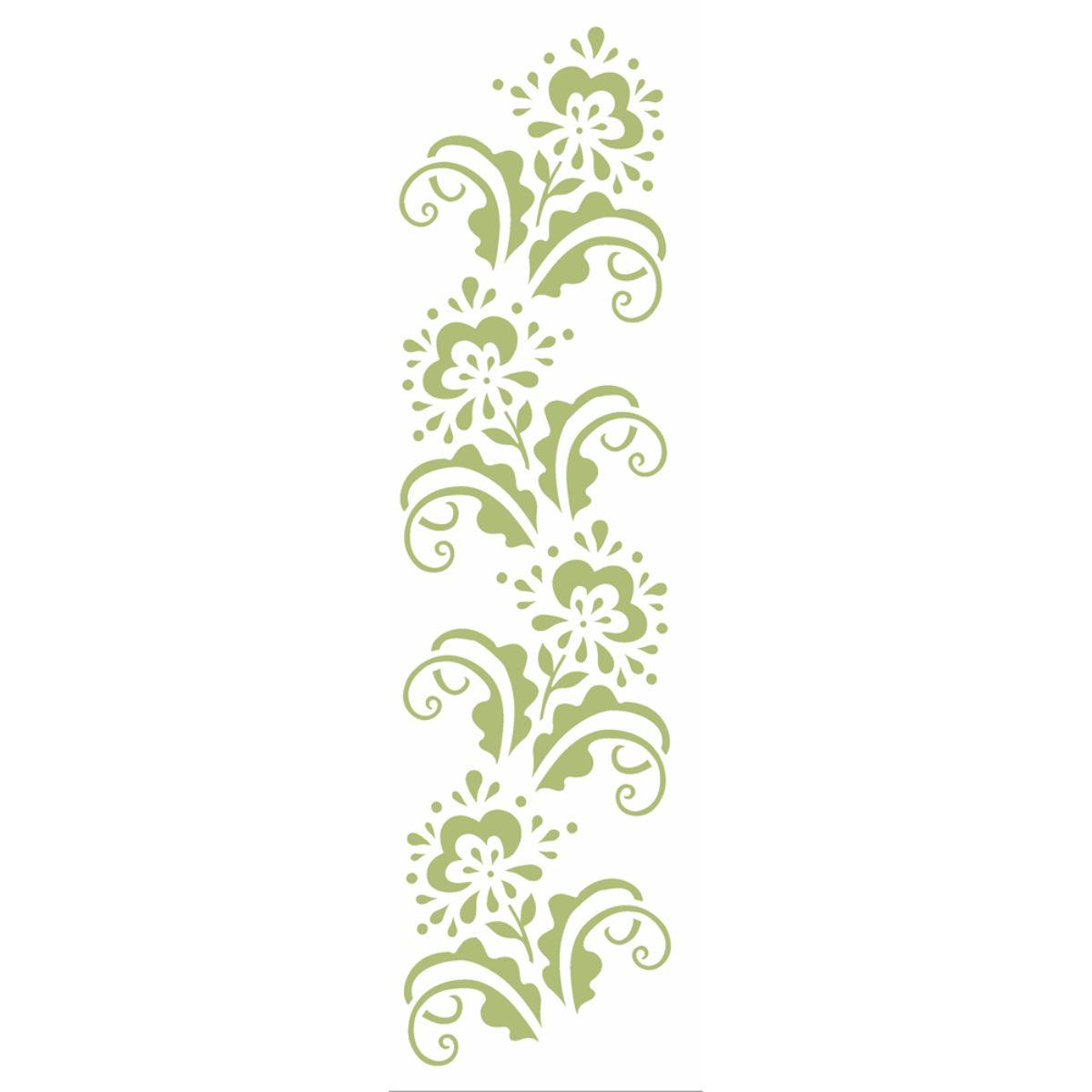 Stencil OPA 10x30 1351 Flores Coloniais - Palácio da Arte