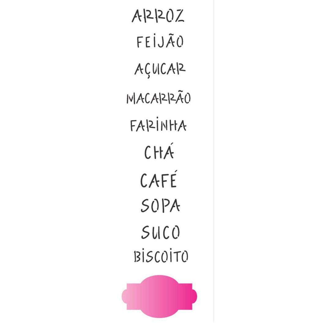 Stencil OPA 10x30 1473 Placas Alimentos - Palácio da Arte