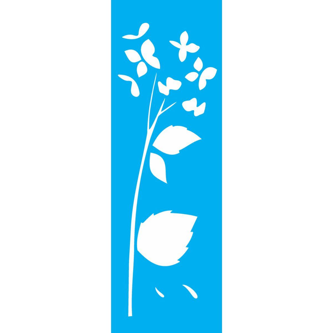 Stencil OPA 10x30 1789 Flores Hortensias - Palácio da Arte
